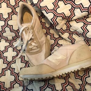 Cream New Balance Shoes